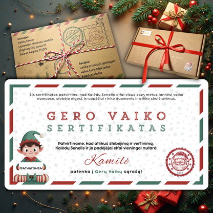 Laiškas nuo Kalėdų Senelio