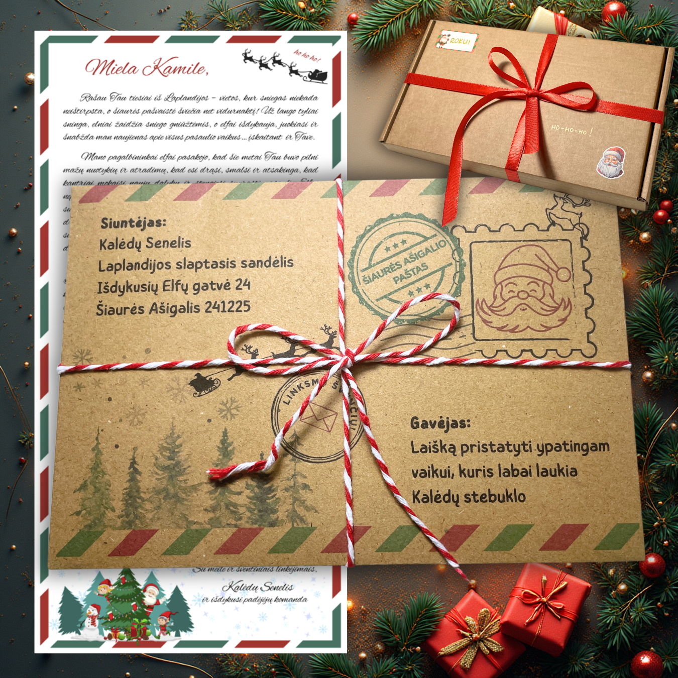 Laiškas nuo Kalėdų Senelio
